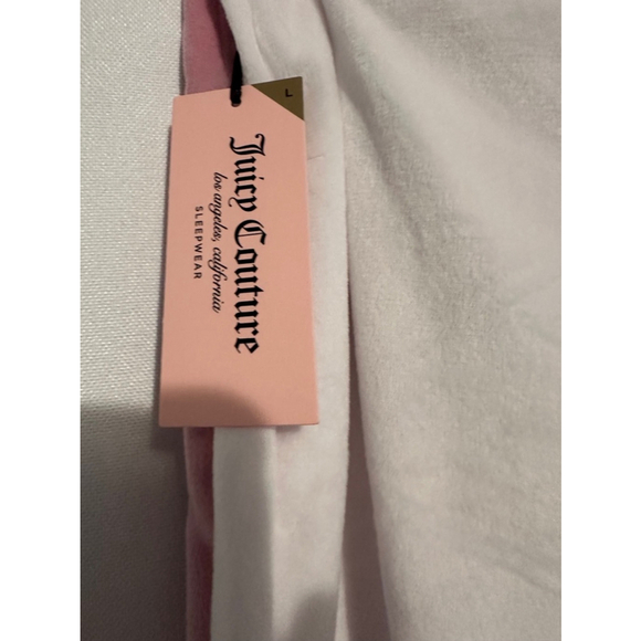 Women's Juicy Couture loungewear Shorts 2PK Size L Pink /White NEW NWT - Picture 5 of 6